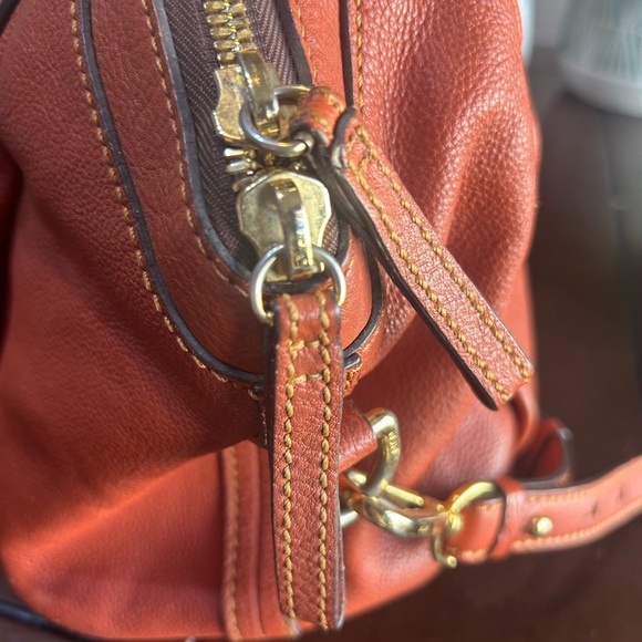 MCM Orange Leather shoulder bag - Picture 6 of 17